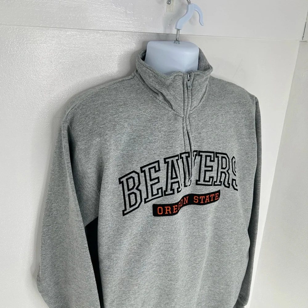 Oregon State Beavers Champion‎ 1/4 Zip Sweatshirt Pullover Size Large Collegiate